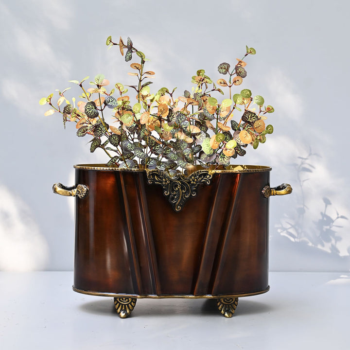 copper brass indoor planters