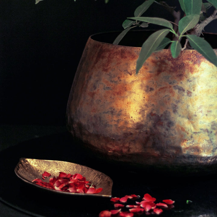 large copper planter