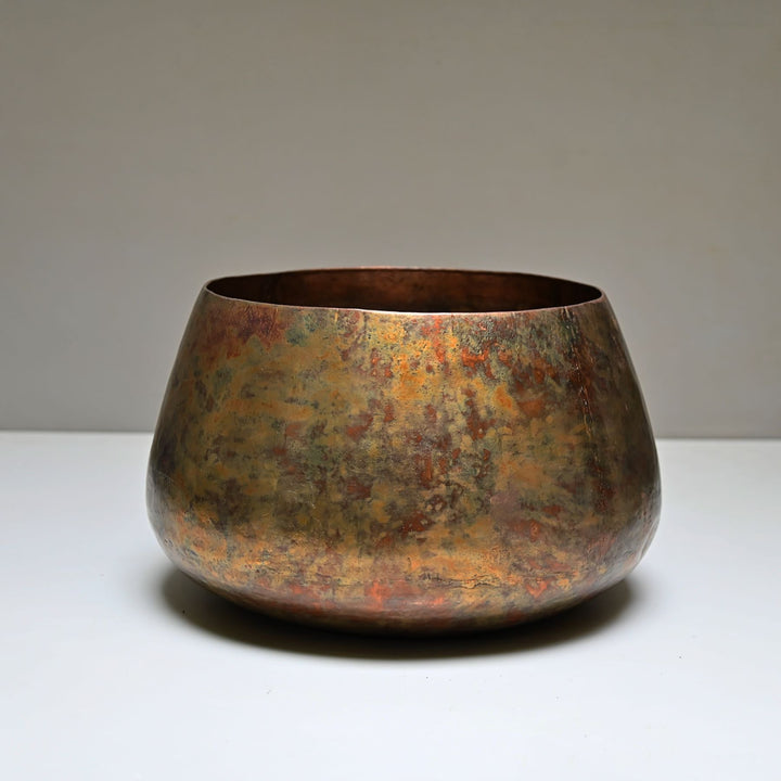 large copper planter