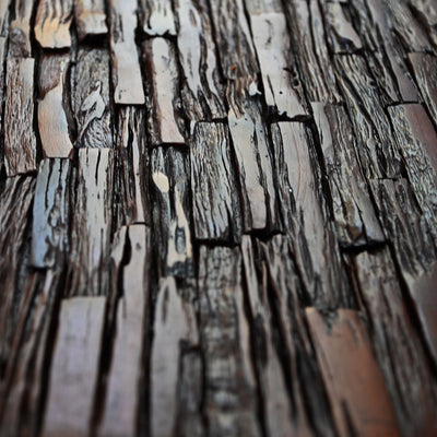 black driftwood table
