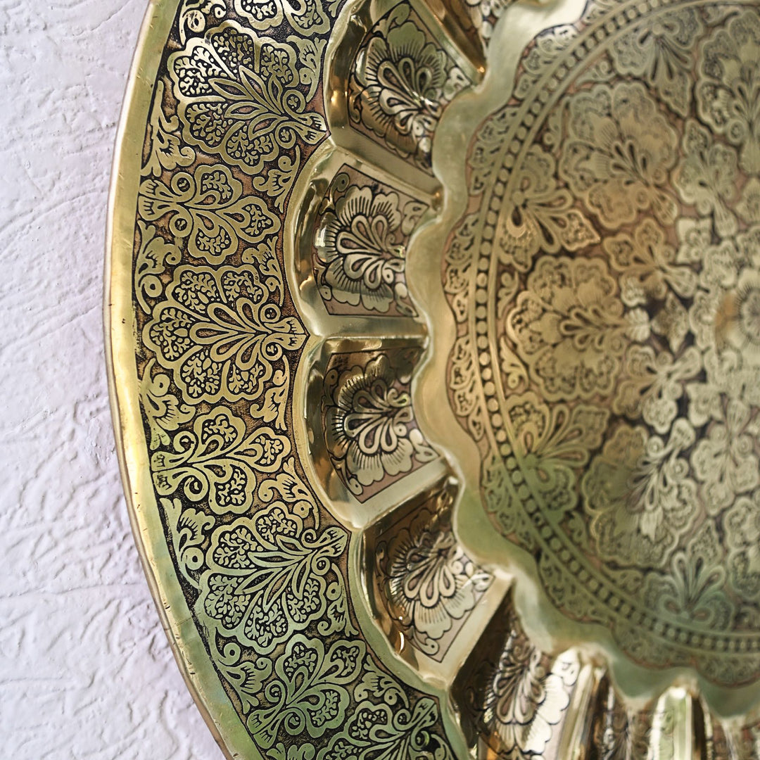 decorative brass wall plate