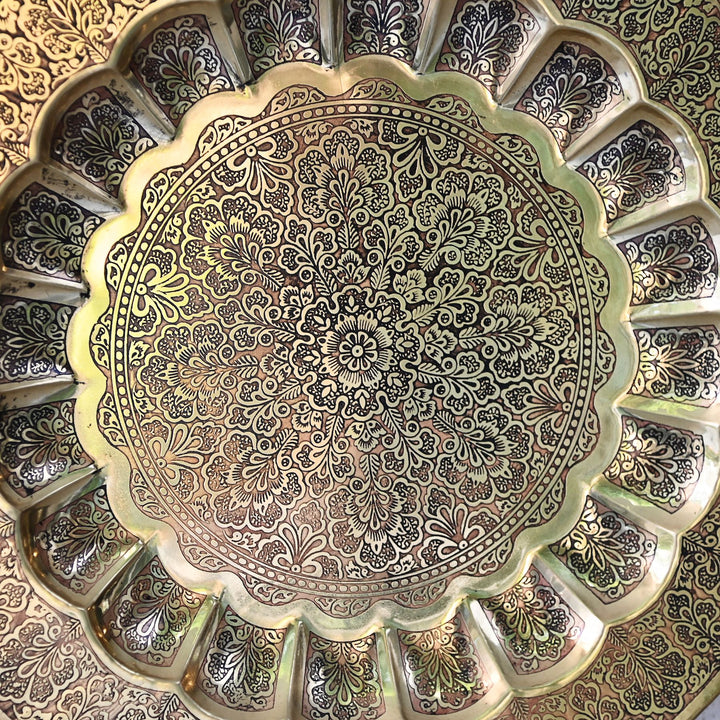 decorative brass wall plate