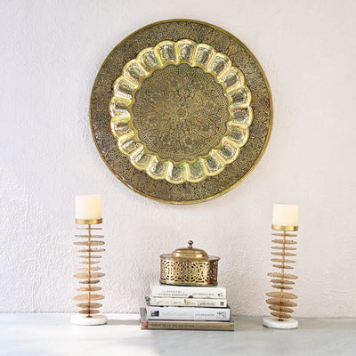 decorative brass wall plate
