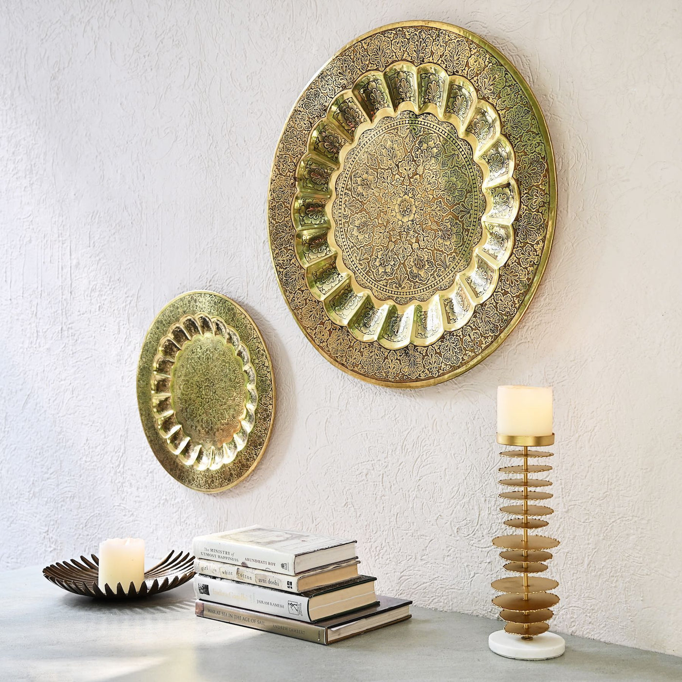 Brass Metal Decorative Wall Plate – Mora Taara