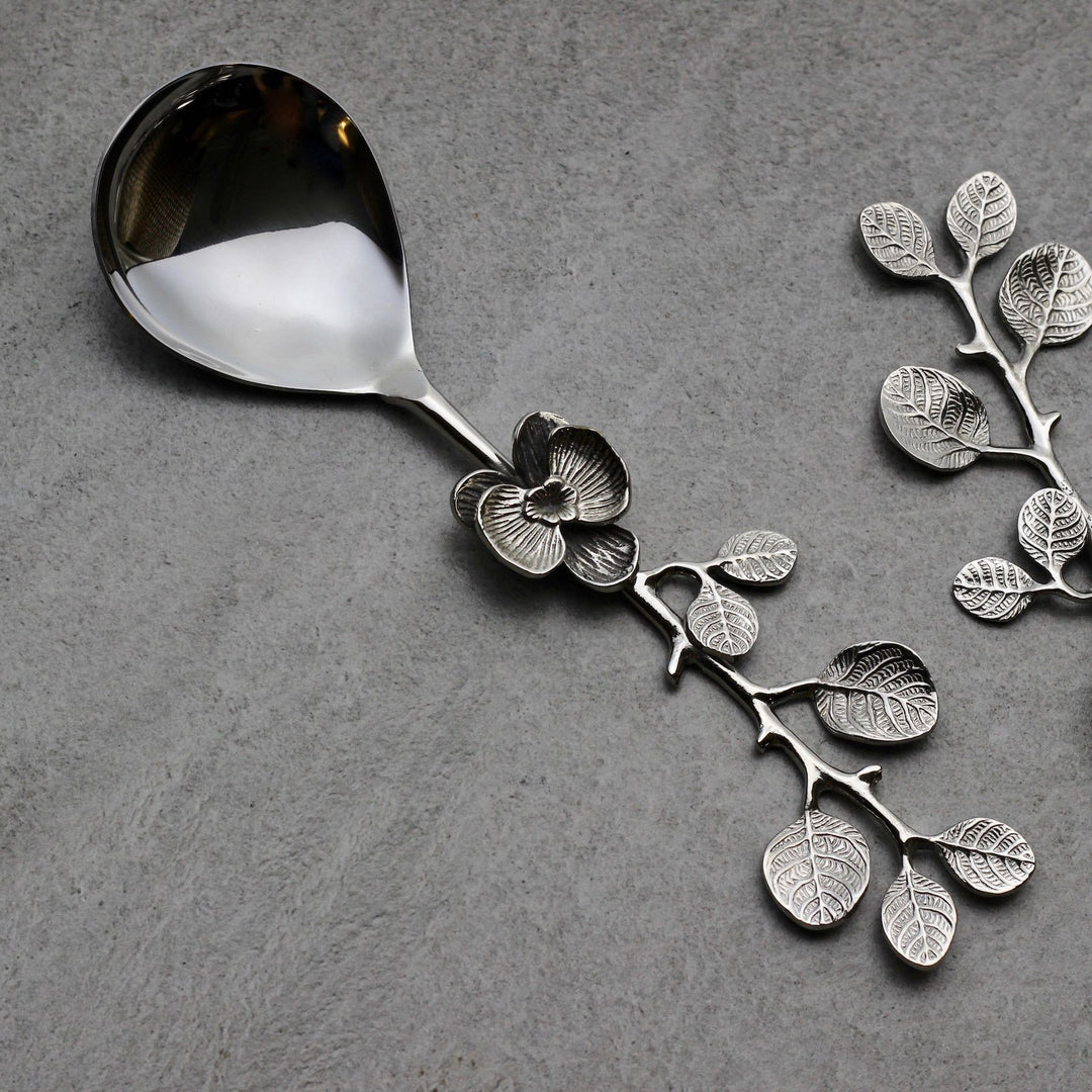 stainless steel serving spoon