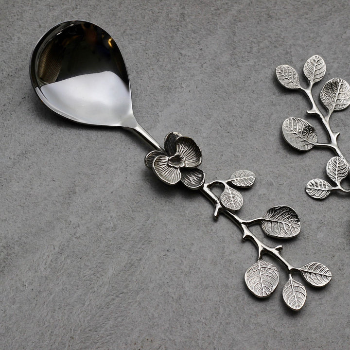 stainless steel serving spoon