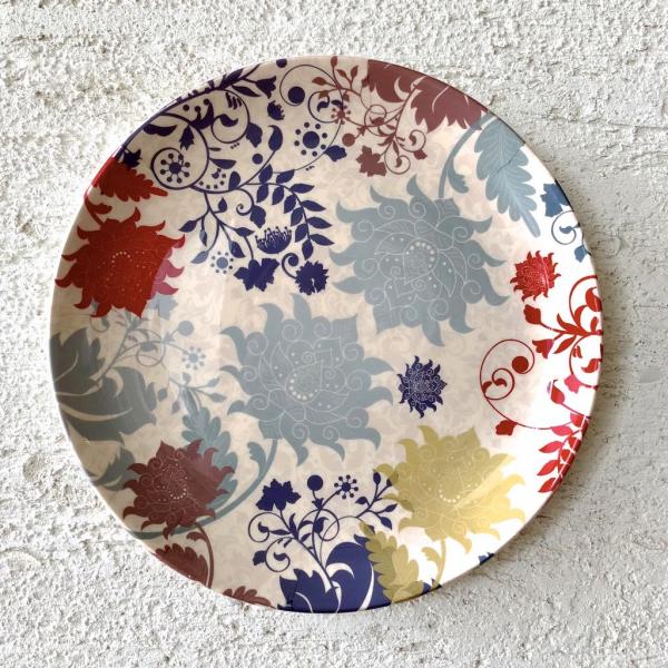 floral decorative wall plates