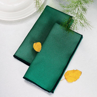 green table napkins