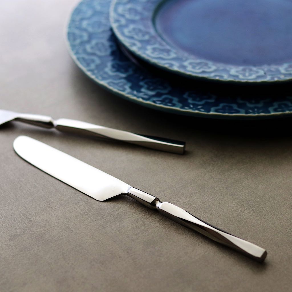 stainless steel dining knife