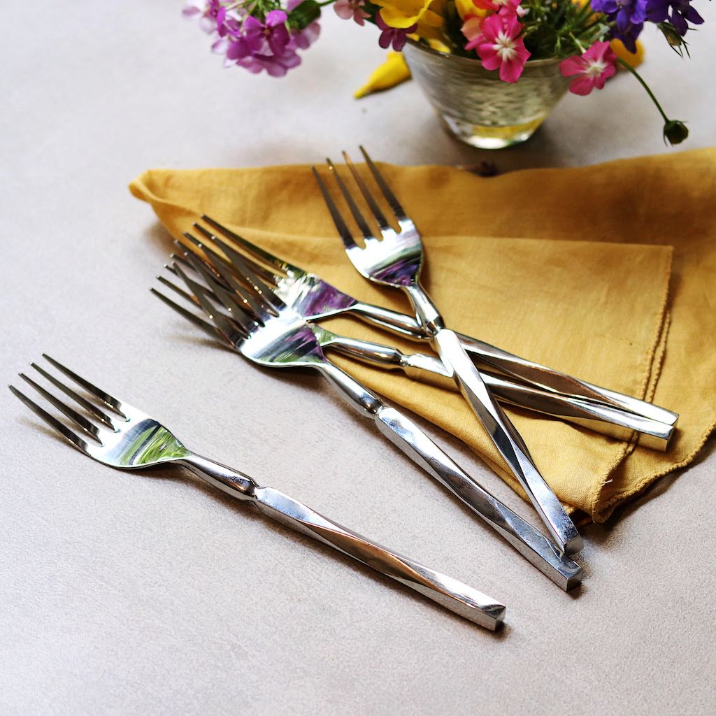 stainless steel dining forks