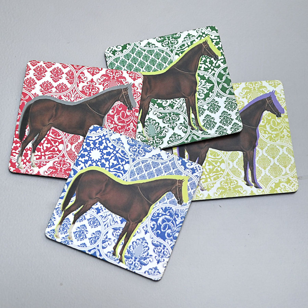 colourful square coasters