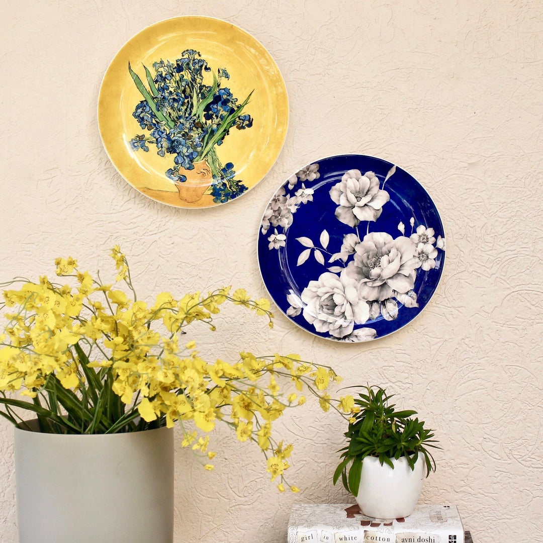 ceramic wall decorative plates hanging