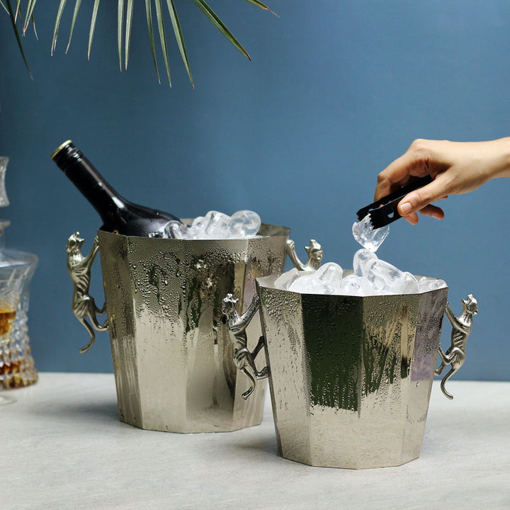 stainless steel ice bucket