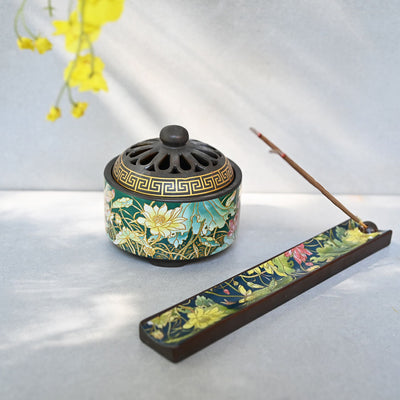 ceramic incense burner and agarbatti stand