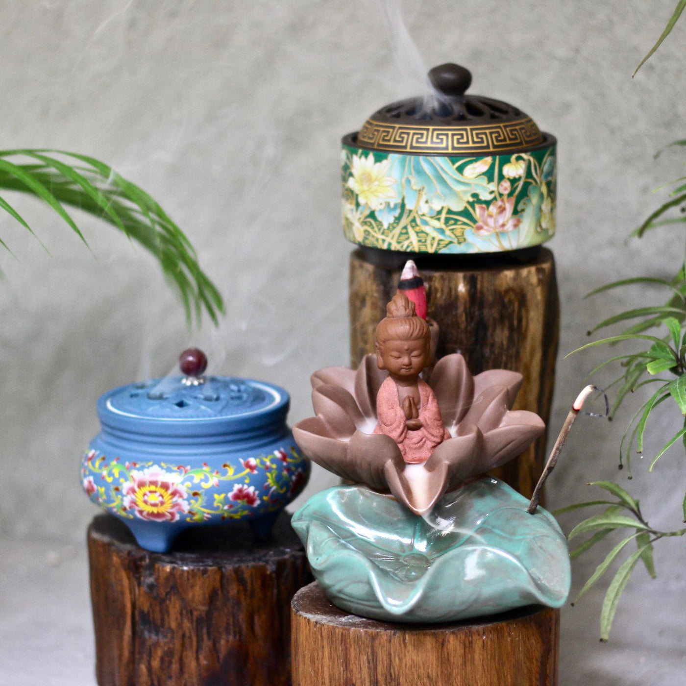 Lotus Ceramic Incense Burner – Mora Taara