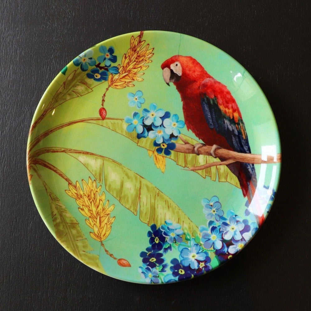 floral decorative wall plates