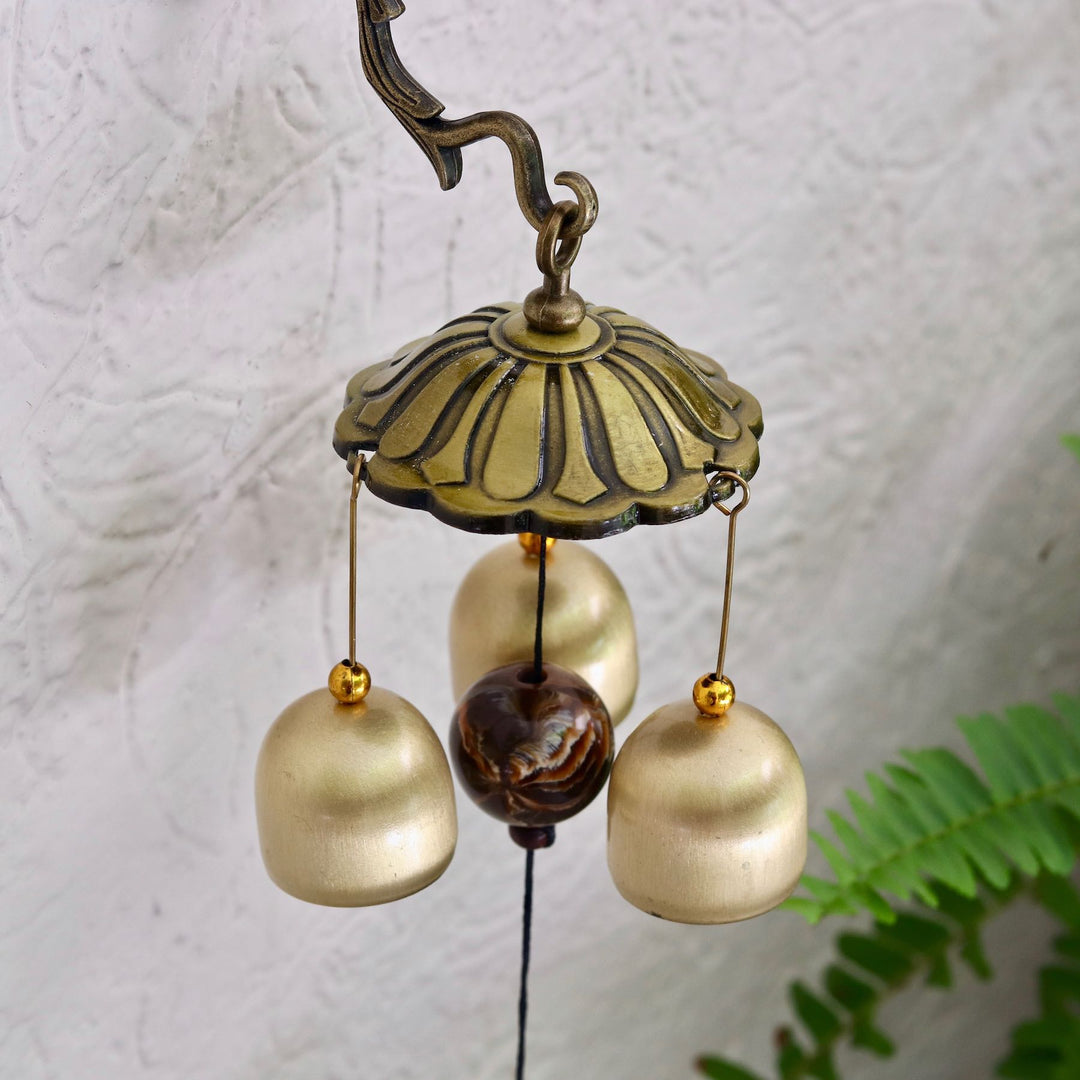 elephant metal windchime