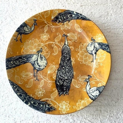 Bird Yellow Decorative Wall Plate