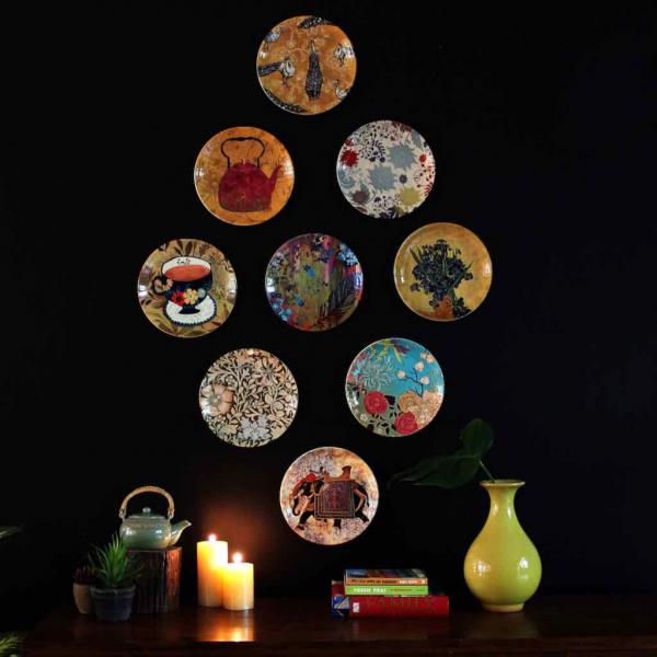 Bird Yellow Decorative Wall Plate
