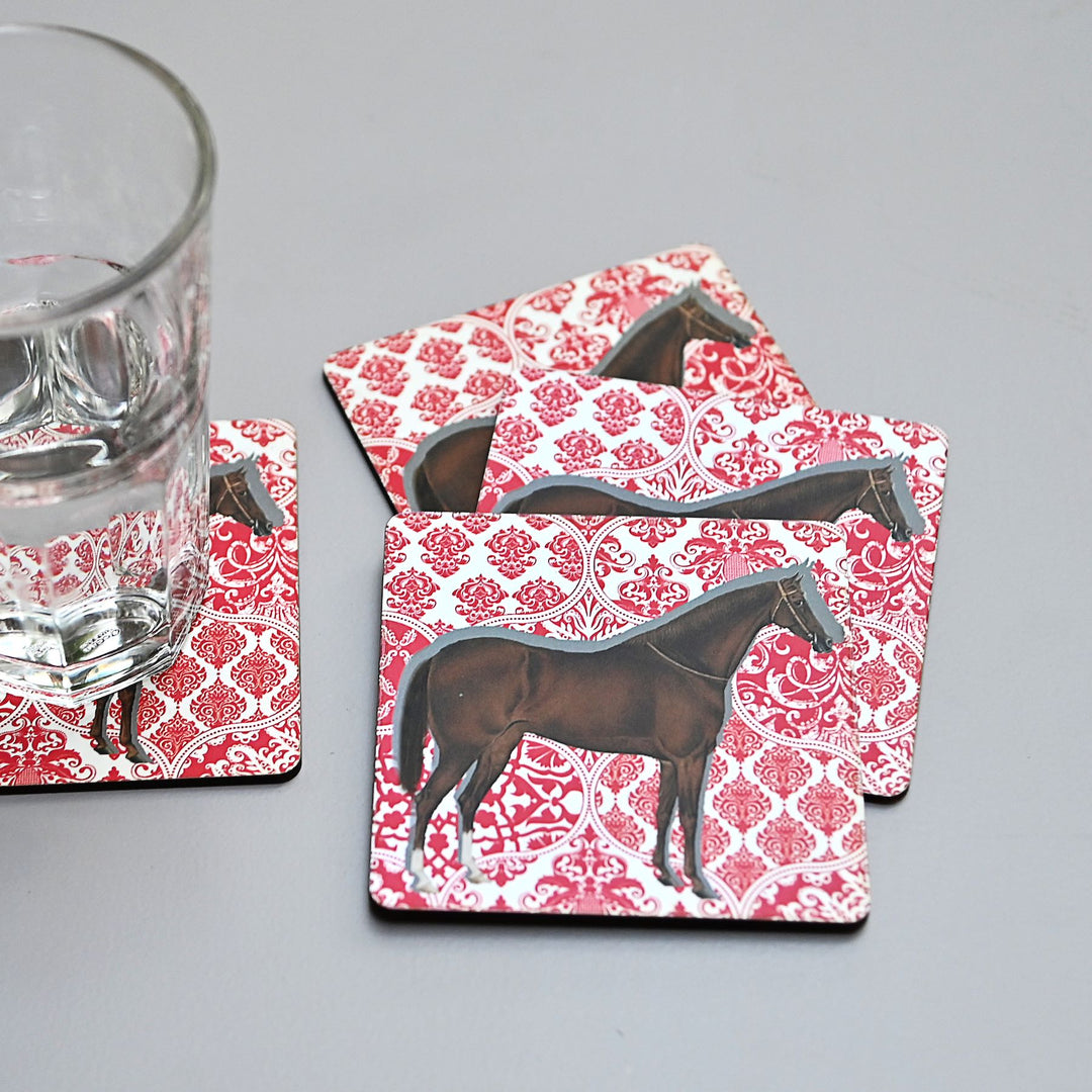 colourful square coasters