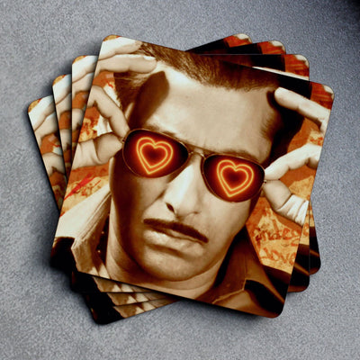 quirky wooden coasters