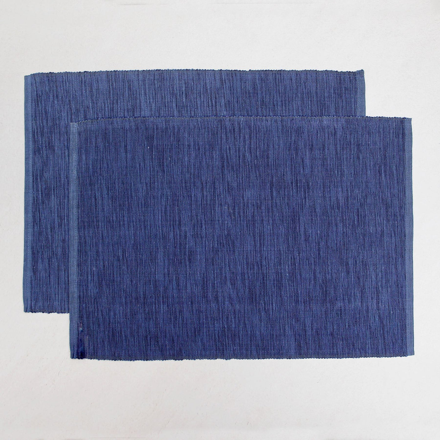 blue cotton table mat
