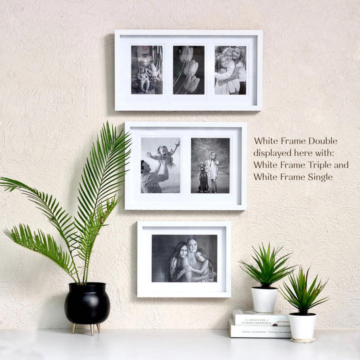 white photo frames