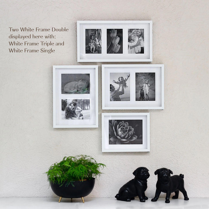 white photo frames