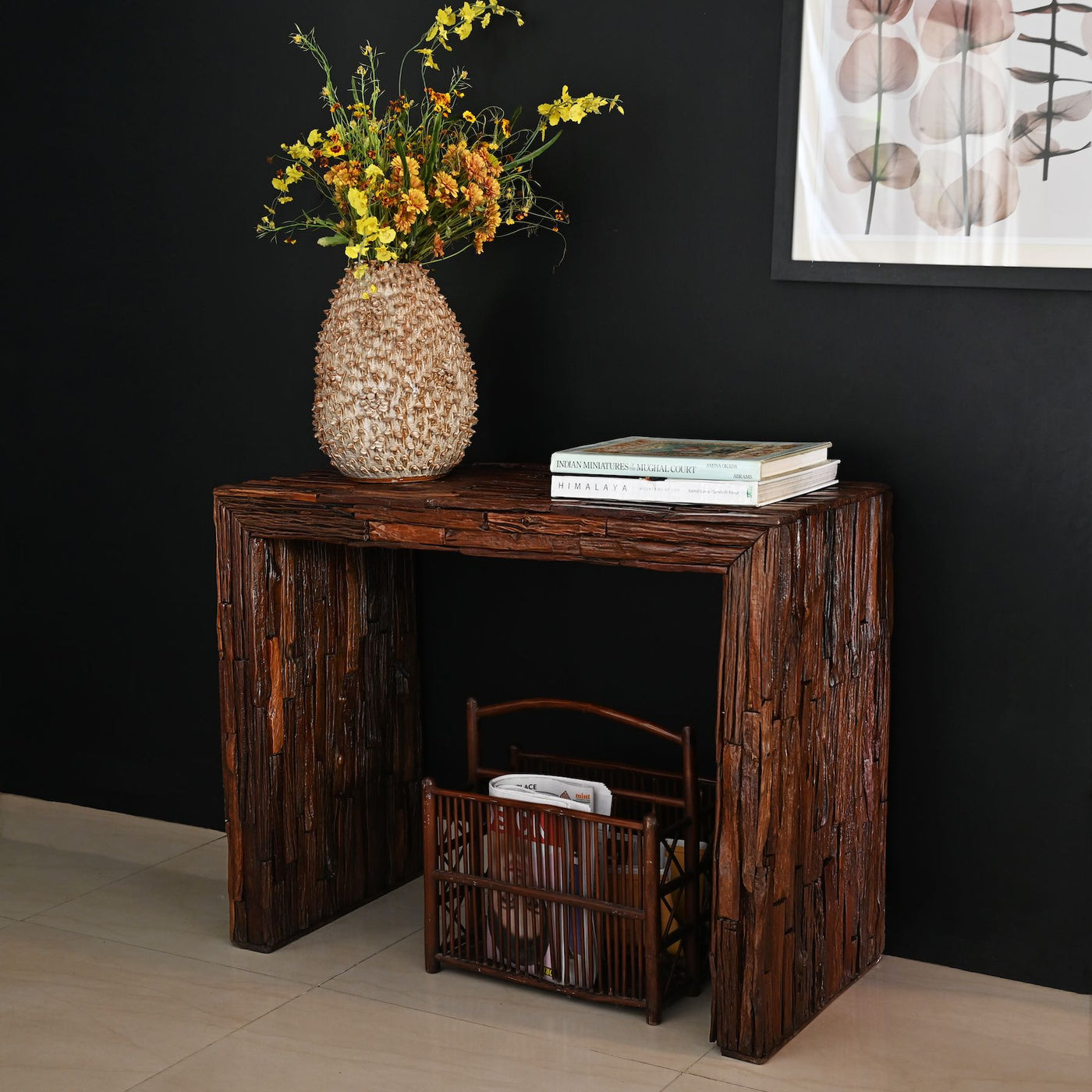 wooden accent table