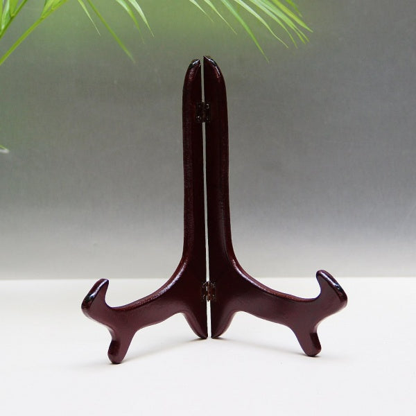 wooden plate holder stand for display